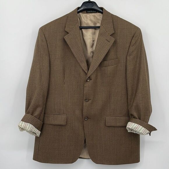 Lauren Ralph Lauren Houndstooth 3 Button Blazer - Picture 1 of 14